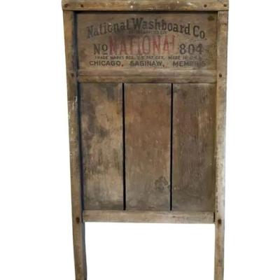 Antique Wash Board "National Washboard Co"