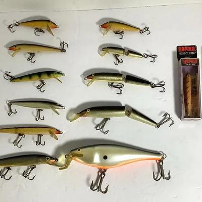 Set Of 13 Rapala Fishing Lures