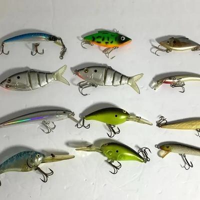 12 Previously Enjoyed Fishing Lures