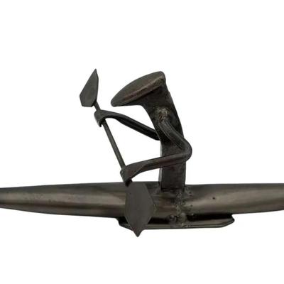 Roland Metal Sculpture “kayak” 12" long