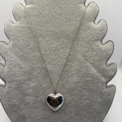 Tiffany And Co Sterling Puff Heart