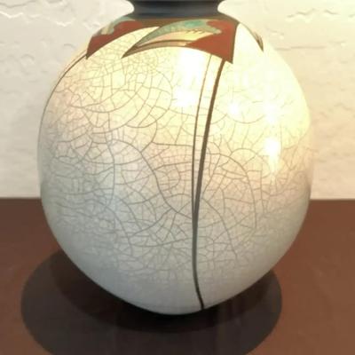 Debbie Monaghan Modern Raku Vase