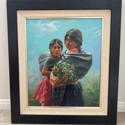 Signed Oil Painting 