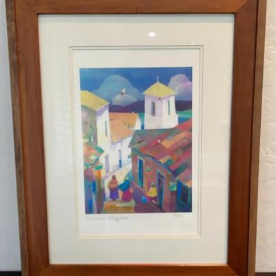 Serigraphic Print By Mario Cespedes (Signed And Numbered)