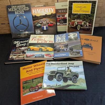 Automobile Books - Mercedes-Benz, Ford, Fast Cars + More