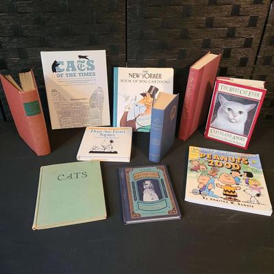 Collections Of Dog And Cat Stories, Poems, And Cartoons; Peanuts Books