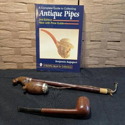 Antique Wooden Pipes + Collectors Guide 