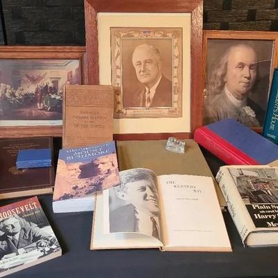 Books And Prints Of US Presidents, Baron Von Steuben, The White House, Churchill