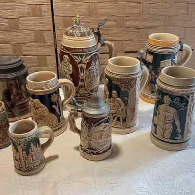 German Beer Steins 