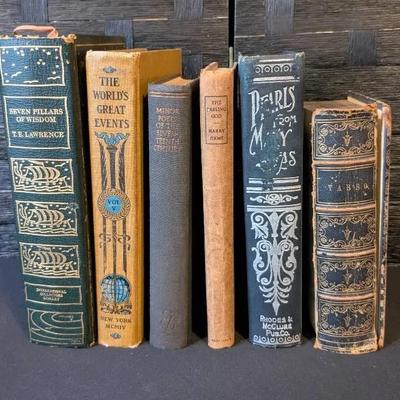 Books : Tasso, The Passing God, Pearls From Many Seas, Seven Pillars Of Wisdom