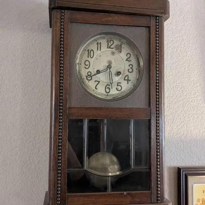 German (?) Box Wall Clock