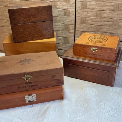 Recipe and Cigar Boxes 