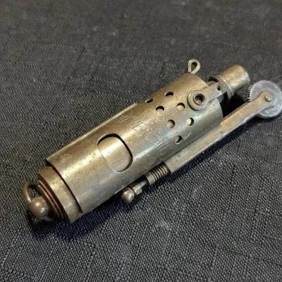 Antique Brass WWll Era Wick Lighter, Made In Hungary (Not Tested)
