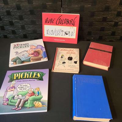 "Pogo" 1951 Hardback, "Pickles", Naughty Latin Cartoons, Rube Goldberg Inventions, Ogden Nash