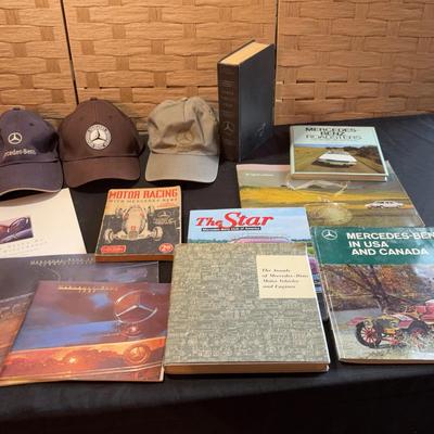 Mercedes Benz Books and Hats 