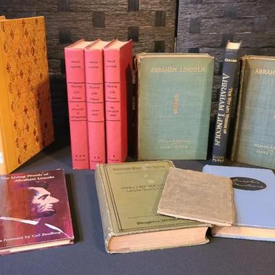 Vintage & Antique Abraham Lincoln/Civil War/Uncle Tom's Cabin Books