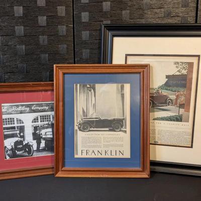 Vintage Ford Ad + Coca Cola Loading Print