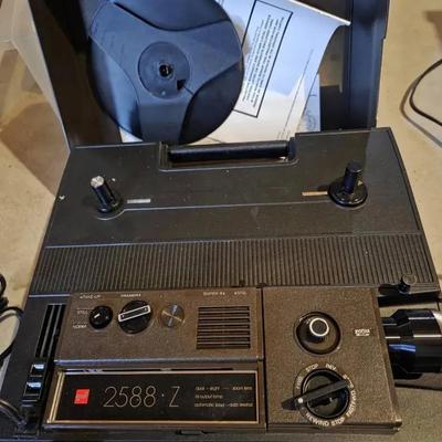 2588Z Automatic Threading Dual 8 Movie Projector