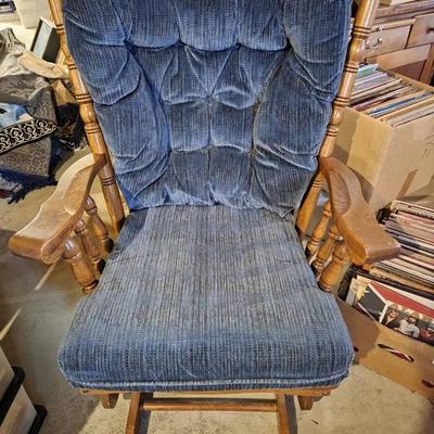 Blue Rocking Chair