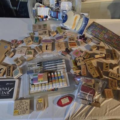 Rubber Stamps & Paint