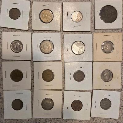 Coin Currency Lot 16 Pieces