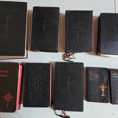 Vintage Bibles And Missal Books Markyknoll, Saint Anthony, Saint Joseph, Saint Andrew, 1902 Bible