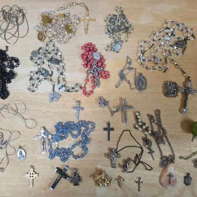 Religious Necklaces,  Rosery, Pendants