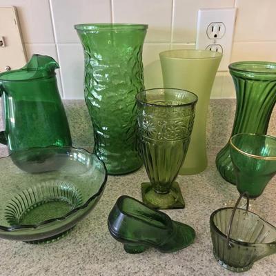 Green Glass Lot