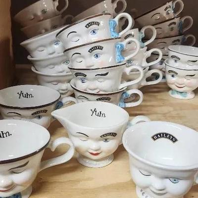 Limited Edition Bailey's Irish Cream Yum & Winking Face Cups 