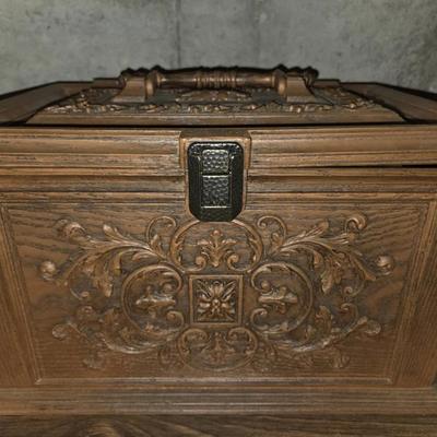Sewing Box With Contents