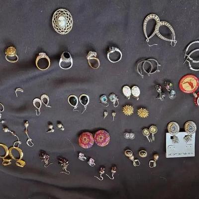 Vintage Earrings & Rings
