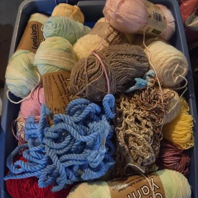 Bin Full Of Yarn