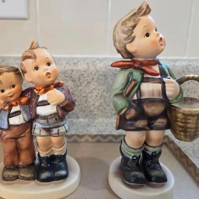 Germany Goebel M.I. Hummel "Village Boy" And  1939 "Max & Moritz" Porcelain Number 123