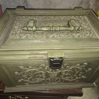 Green Sewing Box