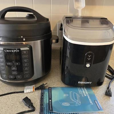 Crockpot Pressure Cooker And Portable Ice Machine 