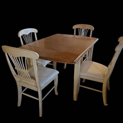 Kitchen Table With 4 Chairs And Sides That Fold Down
