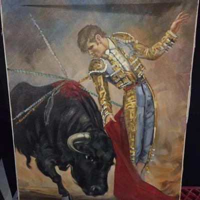 Matador During a Bullfight. 