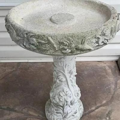 Concrete Bird Bath