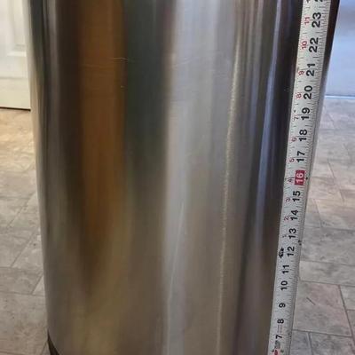 Super Human Stainless Trash Can