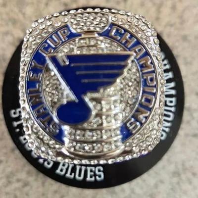 2019 St Louis Blues Stanley Cup Championship Ring Giveaway Replica