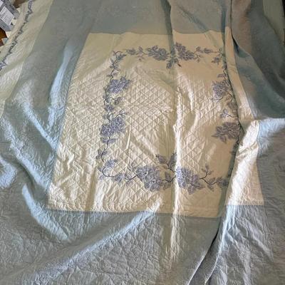 Blue Flower Quilt