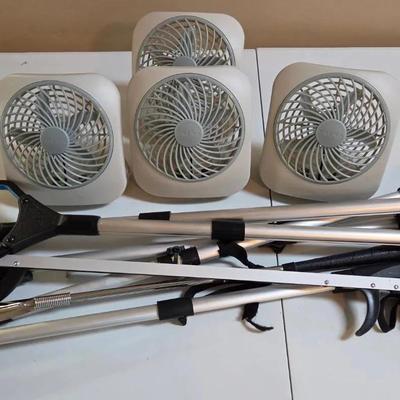 Battery Fans And Grabber Bars