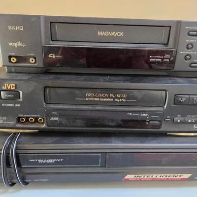 JVC And Magnavox VCR And DVD Player