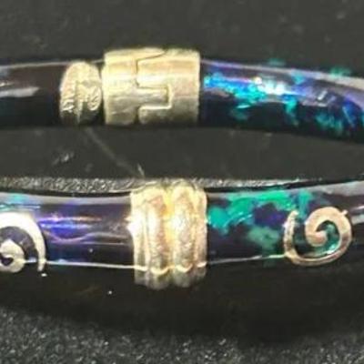 Vintage Flli Menegatti Enamel Bracelet 