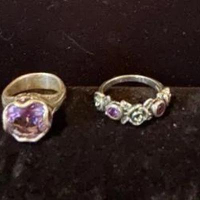 Amethyst Ring Collection