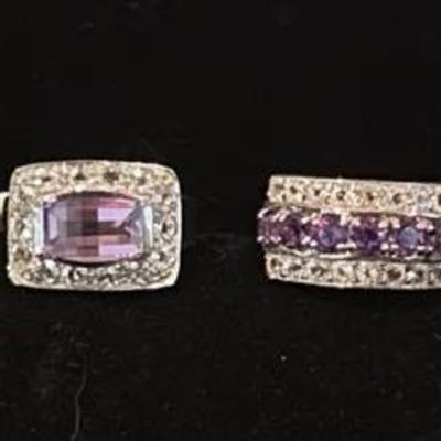 Fancy Amethyst Rings