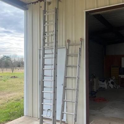 Two Extension Ladders (11 ft, 20 ft)
