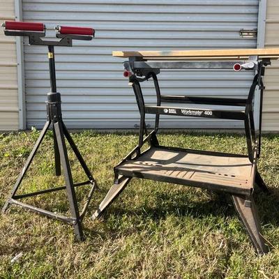 Work Bench and Roller Stand