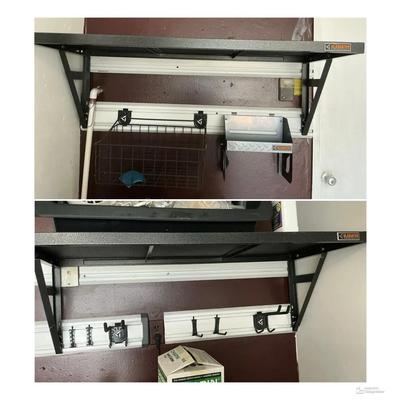 Set Of Two gladiator Wall Mounted Shelves 