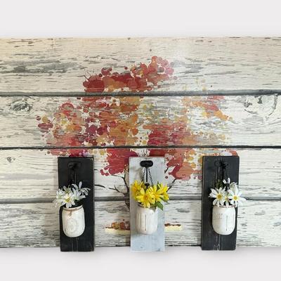 Floral Home Decor (32 x 48 Wrap Canvas)